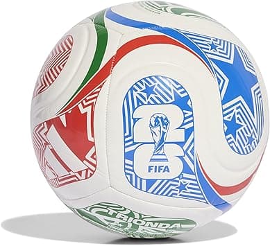 adidas World Cup 26 Trionda Club Ball Ball for Unisex Adults White size: 5 على Amazon.ae - متتبع الأسعار