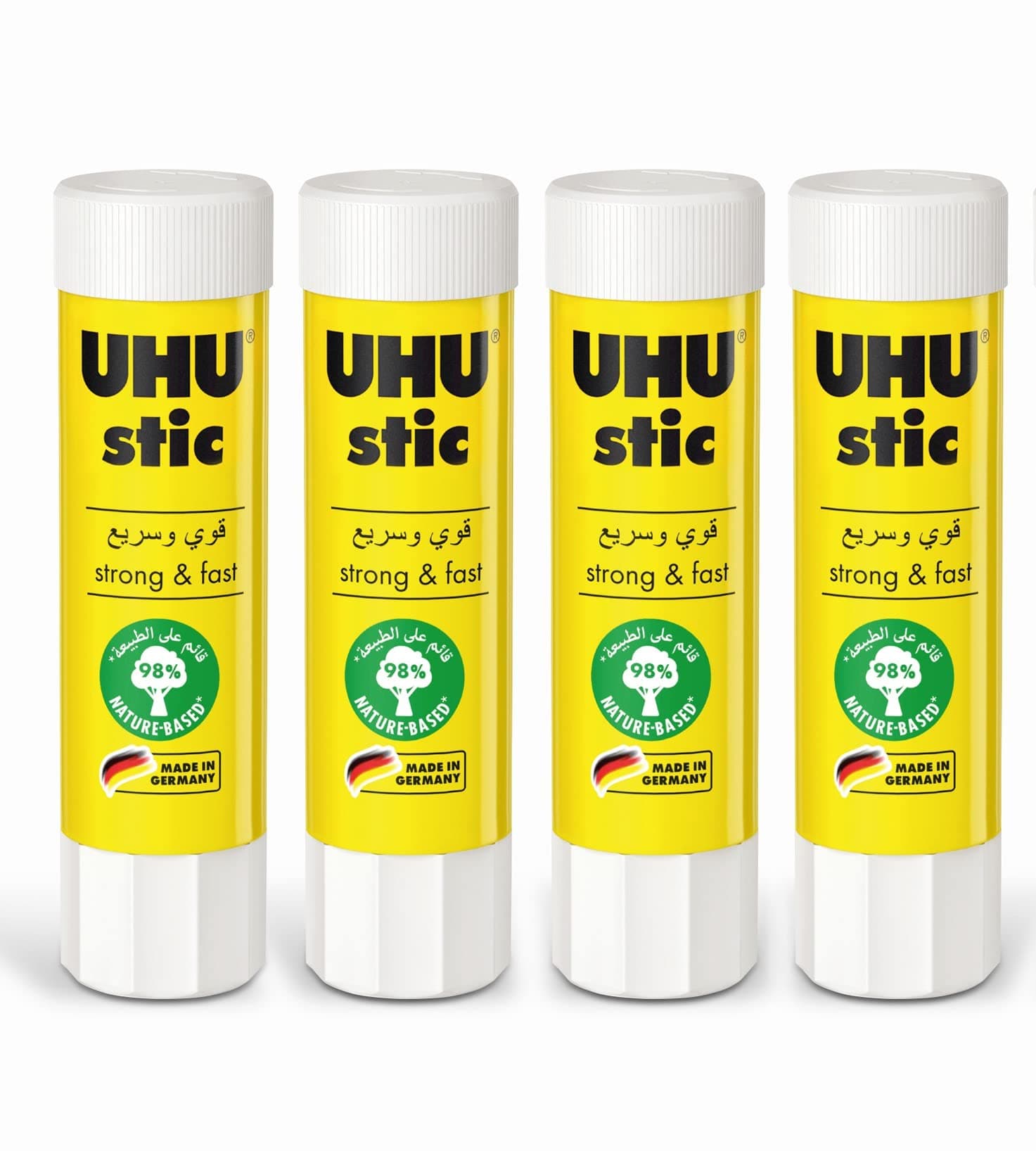 UHU STIC, The Proven Glue Stick - Glues strongly, quickly and permanently, without solvent, 8.2g, 4pcs White on Amazon.ae - Price Tracker