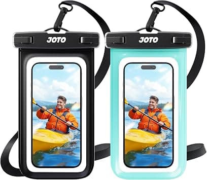 JOTO Waterproof Phone Pouch IPX8 Universal Waterproof Case Dry Bag Phone Protector for iPhone 17 16 15 14 13 12 11 Pro Max Air Plus XS XR X 8 Galaxy S23 S22 S21 S20 Pixel Up to 7" -2 Pack, Black/Green - Amazon.ae Price Tracker