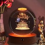 NALACAL Birthday Gifts for Girls and Boys, 3D Crystal Ball Night Light, Birthday Decoration, 16 Colors 4 Modes, Remote Control LED Night Light Unique Birthday Gifts for Men Women - Amazon.ae Price Tracker