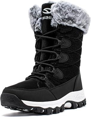 CLYCTIP Warm Lined Winter Shoes Women's Snow Boots Waterproof Outdoor Trekking Hiking Shoes Size 37-42 on Amazon.ae - Price Tracker