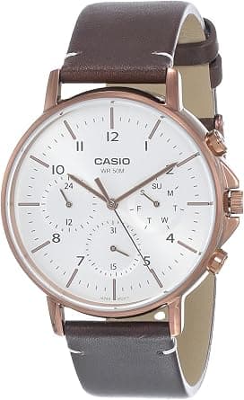 Casio Men's Watch - MTP-E321L-1AVDF Black Dial على Amazon.ae - متتبع الأسعار