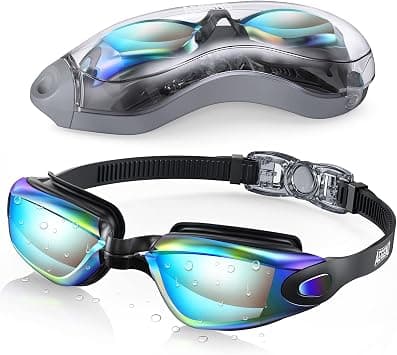 Aegend Swim Goggles, Swimming Goggles No Leaking Adult Men Women Youth, Aqua, UK-02-0016-1 - Best Deal Finder