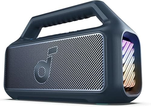 soundcore Boom 2 Outdoor Speaker, 80W, Subwoofer, BassUp 2.0, 24H Playtime, IPX7 Waterproof, Floatable, RGB Lights, USB-C, Custom EQ, Bluetooth 5.3, Portable For Outdoors, Camping, Beach, and Backyard - Amazon.ae Price Tracker