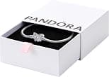 PANDORA Moments Butterfly Clasp Snake Chain Bracelet - Best Deal Finder