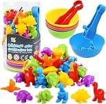Counting Dinosaur Toys Matching Games with Sorting Bowls Preschool Learning Activities for Math Color Sorting Educational Sensory Babies Montessori STEM Toy Sets for Kids Aged 3+ Years Old Boys Girls - Amazon.ae Price Tracker