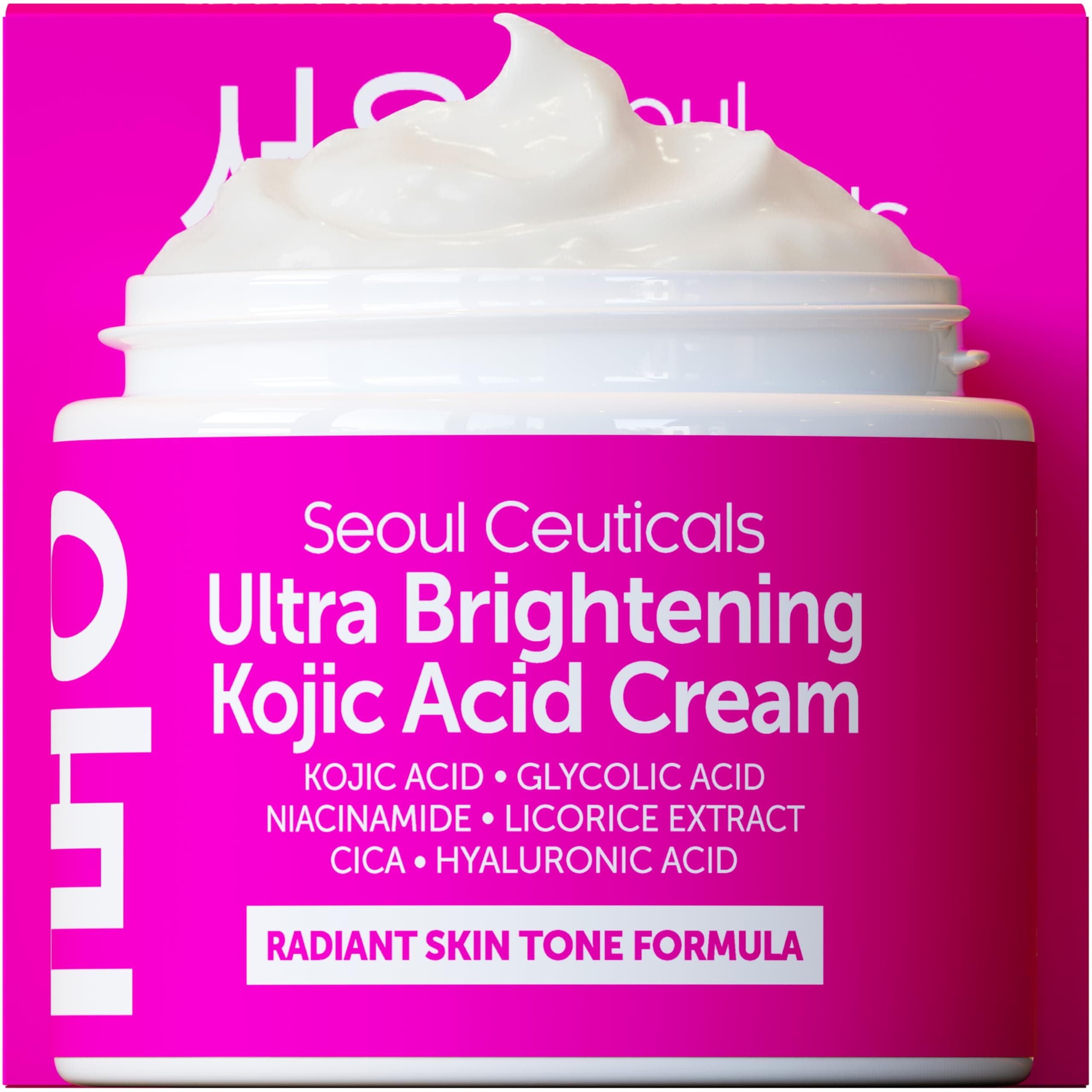 SeoulCeuticals Korean Kojic Acid Cream Dark Spot Remover + Glycolic Acid + Niacinamide + Cica + HA Moisturizer - Cruelty Free K Beauty Skincare 2oz on Amazon.ae - Price Tracker