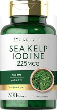 Carlyle Sea Kelp Iodine Supplement | 225mcg | 300 Tablets on Amazon.ae - Price Tracker