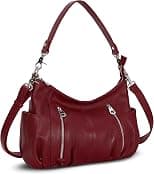 HESHE Genuine Leather Purses for Women Shoulder Hobo Bag Crossbody Satchel Handbags Designer Ladies Totes Purse - Best Deal Finder