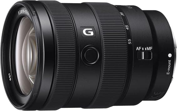 Sony E 16 55mm F2.8 G Compact, high resolution Lens F2.8 APS C Standard Zoom G lens SEL1655G, Black على Amazon.ae - متتبع الأسعار