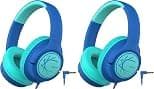 iClever Kids Headphones, Wired Headphones for Kids 85dBA Safe Volume Limit, Stereo Sound Foldable Adjustable Over Ear, 3.5mm Jack Boys Girls Childrens Headphones for School/Travel/Tablet/PC - Best Deal Finder