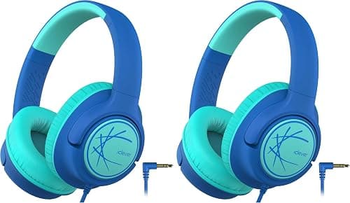 iClever Kids Headphones, Wired Headphones for Kids 85dBA Safe Volume Limit, Stereo Sound Foldable Adjustable Over Ear, 3.5mm Jack Boys Girls Childrens Headphones for School/Travel/Tablet/PC on Amazon - Best Deal Finder