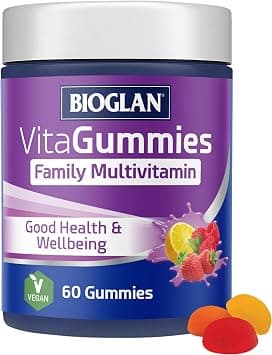 Bioglan Vitagummies | Family Multivitamin Supplement | Vegetarian Friendly | 3 delicious flavours | 60 Chewy Gummies on Amazon.ae - Price Tracker