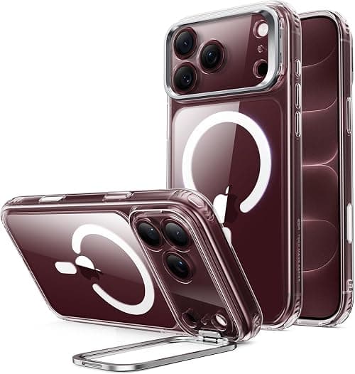 ESR Classic Hybrid for iPhone 18 Pro Case/17 Pro Case with Flex Stand,Clear على Amazon.ae - متتبع الأسعار