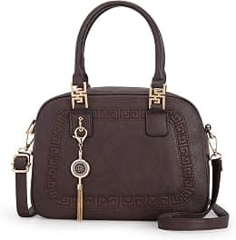 Montana West Small Top Handle Purse for Women Crossbody Satchel Handbag Barrel Bag - Best Deal Finder