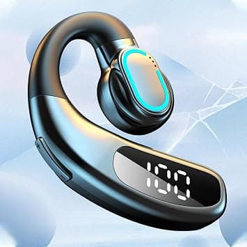 Single Ear Bluetooth 5.5 Earbud-F80(Black), ENC Noise Cancellation Mic, Hi-Fi Sound, Long Battery with Smart Display, Breathing Light, for Android/iPhone. on Amazon.ae - Price Tracker