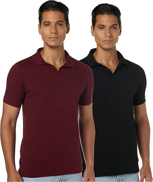 Amazon Brand - Symbol Men's Solid Regular Polo Shirt (JC-PO2) on Amazon.ae - Price Tracker