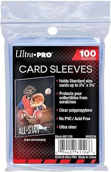 Ultra Pro AW1365 Standard Soft Sleeves 100pk, Clear - Amazon.ae Price Tracker
