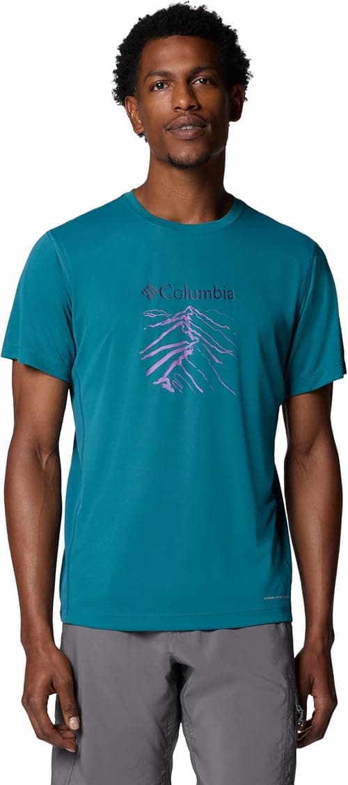 Columbia Men's Zero Rules Light Short Sleeve Graphic Crew Technical Short Sleeve T-Shirt (Pack of 1) on Amazon - Best Deal Finder