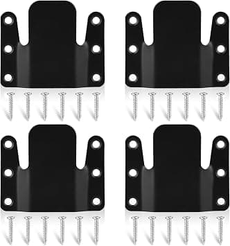 PINKE Sectional Couch Connectors, Modular Couch Connectors to Make Sectional Stay, Couch Clips for Sectionals, 4 Pcs Furniture Connectors with Screws for Sofa, Recliner, Black on Amazon.ae - Price Tracker