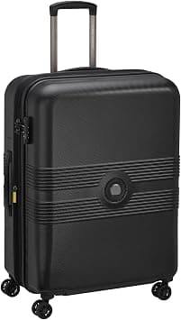 Delsey Flanerie SE 82cm Check In trolley, black, 4 spinner wheels, polycarbonate hard shell, expandable, TSA lock, dual handle, spacious interior, 5-year warranty on Amazon.ae - Price Tracker