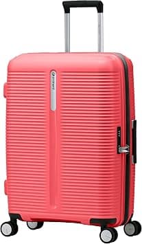 Eminent Hardcase Checked Bag 28-inch Unisex PP Luggage Lightweight Expandable 4 Double Spinner Wheel Travel Suitcase with TSA Lock and Safe Zippers, B0013 (Checked Luggage 28-Inch, Sugar Coral) على Amazon.ae - متتبع الأسعار