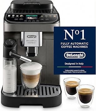 De'Longhi Coffee Machine MAGNIFICA PLUS Fully Automatic Espresso Machine with 19+ Hot & Iced Beverages Colour Touch Display 13 Grinder Settings Latte Crema Twin Shot ECAM312.80.TB (Made in Europe) on Amazon.ae - Price Tracker