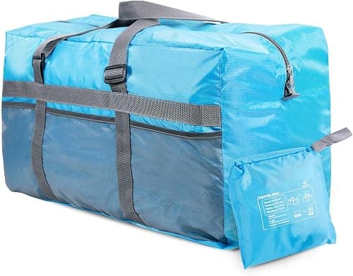 REDCAMP Foldable Travel Bag, Large Sports Bag, 75L/96L/100L, Lightweight Waterproof Tote Bag على Amazon.ae - متتبع الأسعار