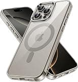 JETech Magnetic Case for iPhone 16 Pro 6.3-Inch Compatible with MagSafe, Shockproof Phone Bumper Cover, Anti-Scratch Clear Back (Natural Titanium) - Best Deal Finder