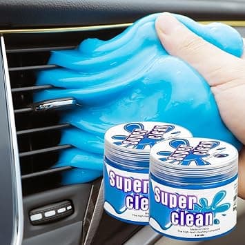 ECVV 2Pack Car Cleaning Gel Putty Reusable Cleaning Car Gel for Interior, Car Vents, Keyboard, PC, Universal Dust Removal Cleaner Supplies Car Detailing Kit on Amazon.ae - Price Tracker
