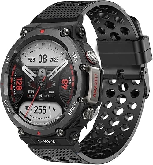 Lamshaw Compatible with Amazfit T-Rex 2 Bands, Silicone Replacement Wristbands Sport Strap with Metal Buckle Compatible with Amazfit T-Rex 2 Smart Watch on Amazon.ae - Price Tracker