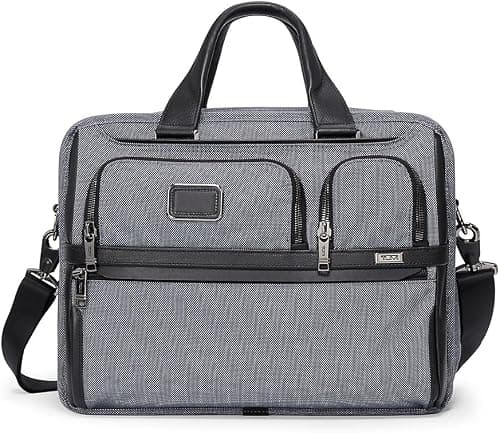 TUMI ALPHA EXP ORG LAPTOP BRIEF, METEOR GREY on Amazon.ae - Price Tracker