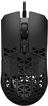 ASUS TUF Gaming M4 Air Wired Gaming Mouse, 16,000 DPI Sensor, 6 Programmable Buttons, Ultralight Air Shell, IPX6 water resistance, ASUS Antibacterial Guard, TUF Gaming Paracord, pure PTFE feet, Black on Amazon.ae - Price Tracker