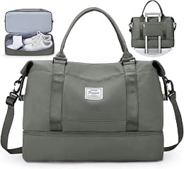 Travel Duffel Bag,Sports Tote Gym Bag,Shoulder Weekender Overnight Bag for Women - Best Deal Finder
