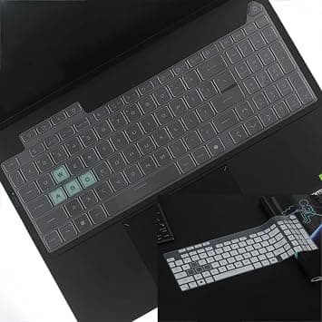 Gruattreay 4-Pack Keyboard Cover Compatible with ASUS TUF Gaming F16 2025 (FX608L) 16 inch Laptop Silicone TPU Keyboard Film Protector Skin (2High Clear+2White) on Amazon.ae - Price Tracker