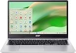 Acer Chromebook 315 Laptop | Intel Celeron N4500 | 15.6" Full HD IPS Display | Intel UHD Graphics | 4GB LPDDR4X | 64GB eMMC | Intel Wi-Fi 6 | DTS Audio | USB Type-C | Chrome OS | CB315-4H-C8XU,Silver - متتبع أسعار Amazon.sa