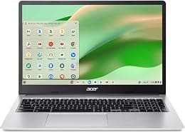 Acer Chromebook 315 Laptop | Intel Celeron N4500 | 15.6" Full HD IPS Display | Intel UHD Graphics | 4GB LPDDR4X | 64GB eMMC | Intel Wi-Fi 6 | DTS Audio | USB Type-C | Chrome OS | CB315-4H-C8XU,Silver - متتبع أسعار Amazon.sa