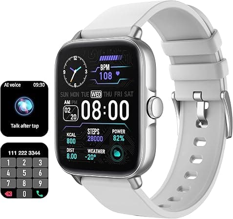 Smart Watch with Call & Dial Function – 1.7" Fitness Watch for Men & Women with 28 Sport Modes, Heart Rate & Sleep Monitor, AI Voice Assistant, Compatible with Android & iOS on Amazon.ae - Price Tracker