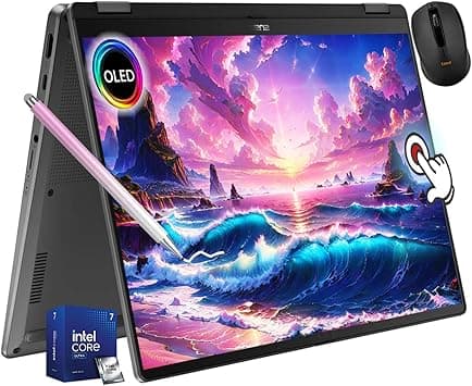 ASUS Vivobook Flip 14" OLED Touch Copilot+ Laptop, Intel EVO Core Ultra 7 256V, Wi-Fi 7, 360° Hinge, Thunderbolt4, Win 11, w/Wireless Mouse & Stylus Pen (16GB RAM | 2TB SSD) on Amazon.ae - Price Tracker