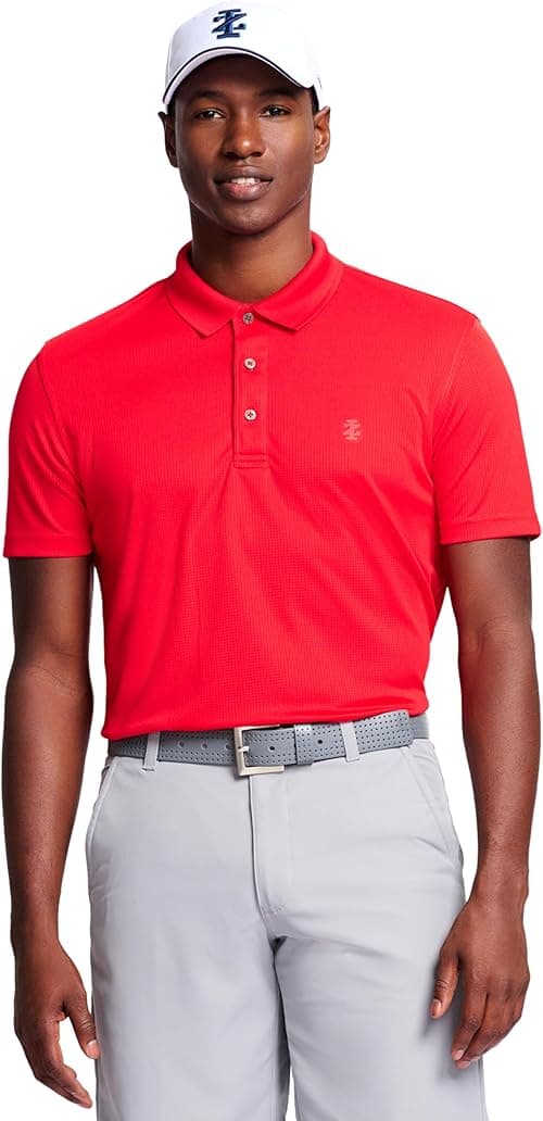 IZOD Men's Performance Golf Grid Polo on Amazon.ae - Price Tracker