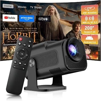 Salange Mini Smart Projector 4K Android 14-Support 4K&1080P,HY320Mini on Amazon.ae - Price Tracker