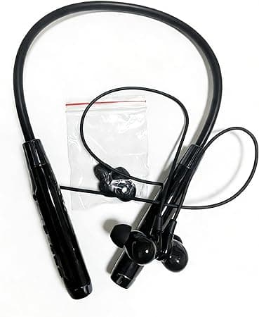 Bluetooth Headphones Neckband 100 Hours Extra Long Playback with Microphone Headset, 4 Speakers Heavy Bass Noise Reduction in Ear Wireless Earbuds Waterproof Running Workout (Black) on Amazon.ae - Price Tracker