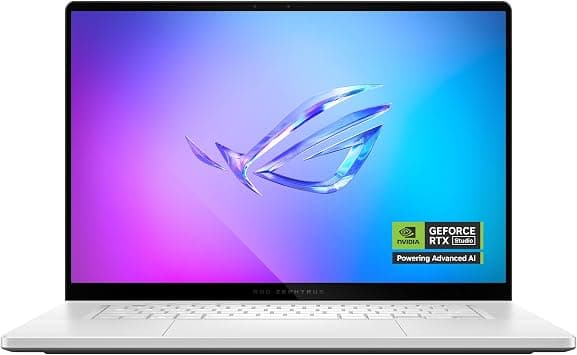 ASUS ROG Zephyrus G16 Gaming Laptop, Intel Core Ultra 9 285H, 64 GB RAM, 1 TB PCIe 4.0 SSD, NVIDIA GeForce RTX 5070 Ti, 16-inch 2.5K OLED display, Windows 11 Home, Platinum White على Amazon.ae - متتبع الأسعار