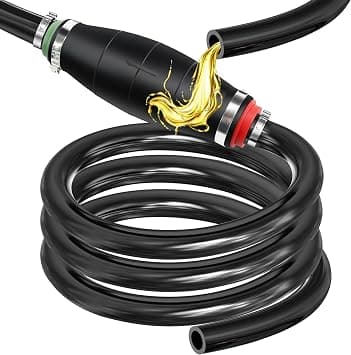 Syphon Pump, FortCeremy 2m All-Rubber Automotive Siphon Hose for Fuel, Oil & Water Transfer, Petrol, Brake Fluid & Oil Extractor Siphon Hose Pump for Cars, Boats, Fish Tanks, Tanks & More على Amazon.ae - متتبع الأسعار