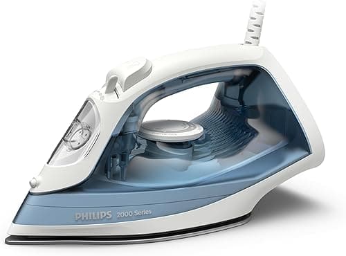 Philips Steam Iron 2000 Series - 2000W, 25 g/min Continous Steam, 100g Steam Boost, Non-stick Soleplate, Drip-stop, 4 Steam Settings, Light Weight, Blue - DST2010/26 on Amazon.ae - Price Tracker