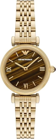 Emporio Armani Women's Two-Hand Gold-Tone Stainless Steel Watch (Model: AR11703) - Amazon.ae Price Tracker