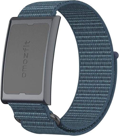 QINOUK Strap Compatible Amazfit Helio Strap, Breathable Sturdy Nylon Sport, Braided Elastic Replacement Band-Black على Amazon.ae - متتبع الأسعار