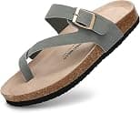 ARRIGO BELLO Mules Women Flip Flops Cork Footbed Sandals Adjustable Comfortable Slippers Summer Work Shoes Size 36-41 - Best Deal Finder