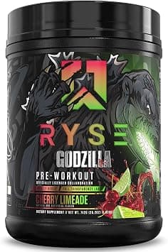 RYSE Up Supplements RYSE Godzilla X Noel Deyzel Pre Workout Powder - Cherry Limeade - 400mg Caffeine, Stimulating Pre-Workout for Men & Women with Citrulline & Beta-Alanine on Amazon.ae - Price Tracker