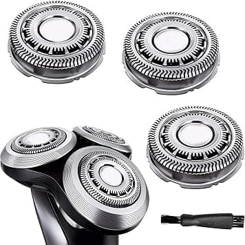SH90/72 Replacement Heads for Philips Norelco Electric Shavers Series 9000 8000 SH90/62 Shaving Replacement Heads for Norelco Electric Razor Blades, 3Pack with Brush on Amazon.ae - Price Tracker